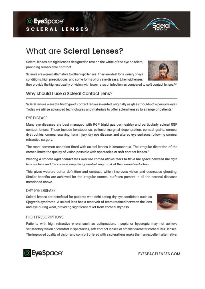 What are Scleral Lenses What are Scleral Lenses